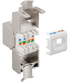 CAT8 STP Keystone Connector - Toolless