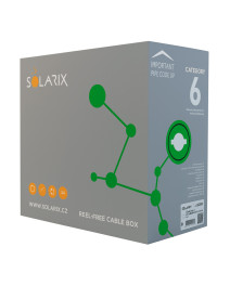 Solarix UTP CAT6 cable with solid core 305m (Eca)