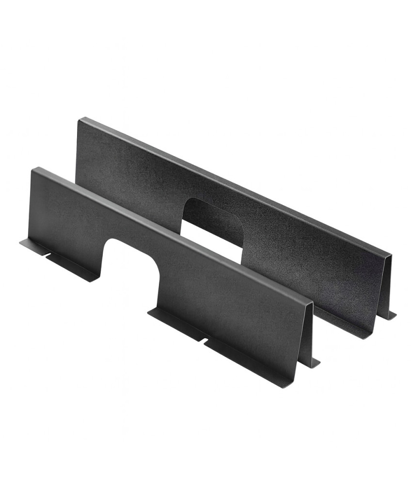 Datacenter network cable shielding trough, suitable for 800 mm wide racks