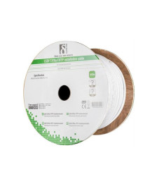 Alfaco Cat6a F/FTP cable on reel, solid, 305m, grey, LSZH – (Eca)