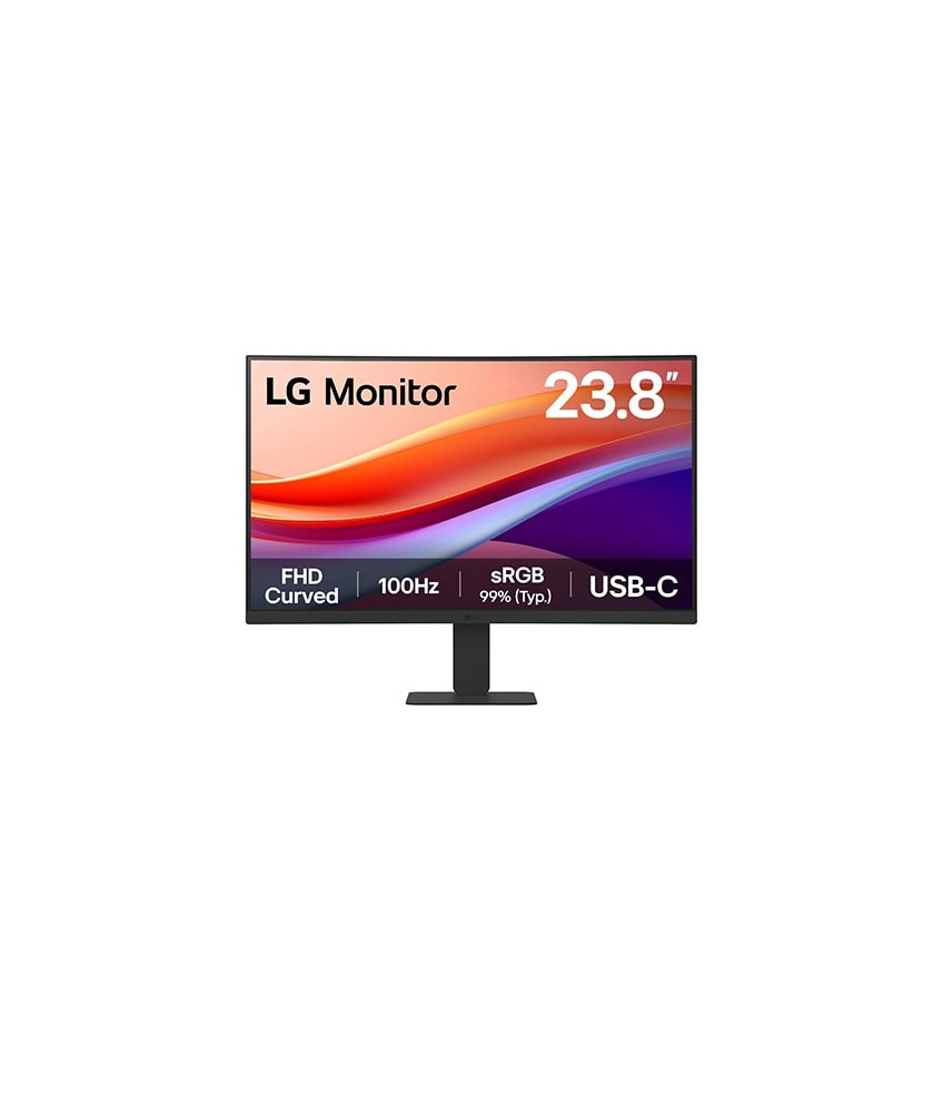 24 Zoll FHD Curved Monitor USB-C