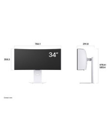 LG UltraGear curved Smart-Gaming-Monitor 34 Zoll OLED 240 Hz WQHD