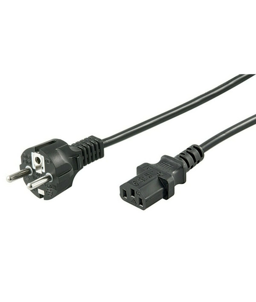 Netzkabel mit Schukostecker – C13-Kupplung