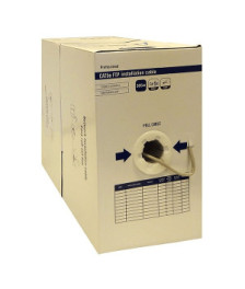 Alfaco Cat5E F/UTP solid core cable on reel 305m grey LSZH – (Eca)