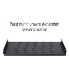 Schwerlast Fachboden für 600mm Tiefe Serverschränke – 1 HE - 100 kg