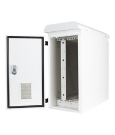 6HE 19" Outdoor Serverschrank zur vertikale Wandmontage IP55 - 600x280