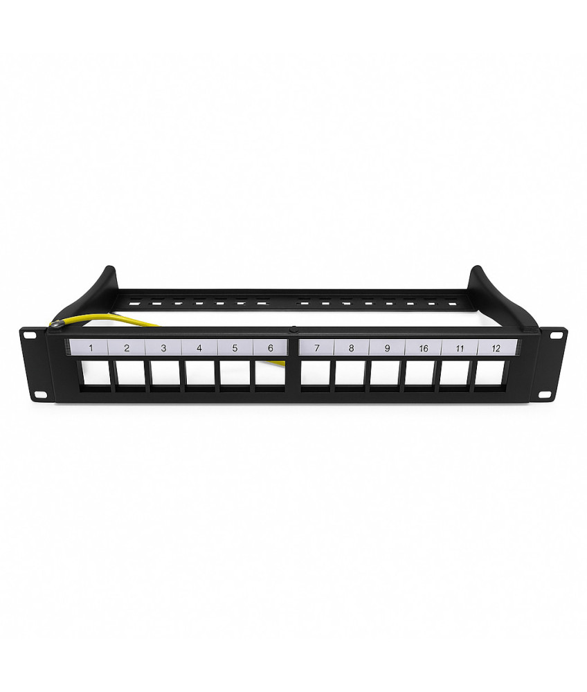 10" STP Keystone Patchpanel - 12 Ports