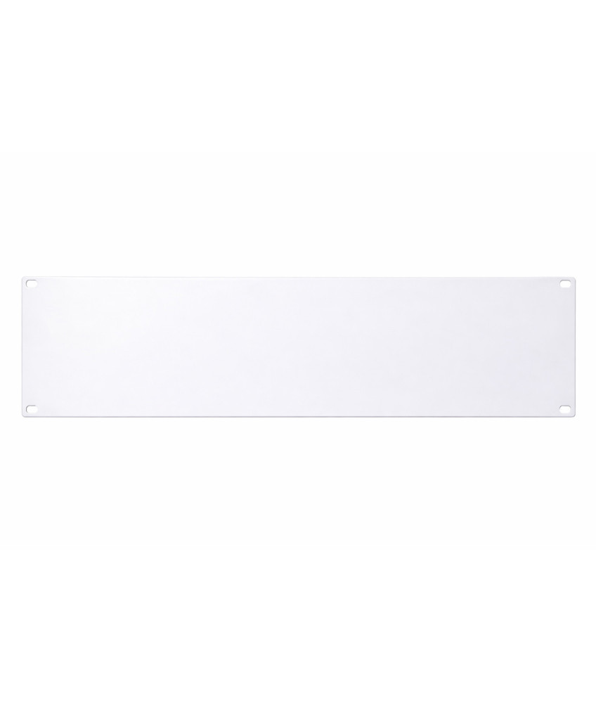 19” Blindabdeckung – 3 HE Weiß