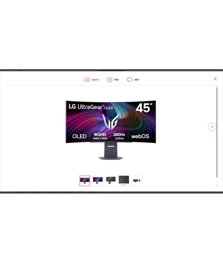 LG UltraGear 45" OLED Smart Curved 240Hz WQHD Gaming Mo kaufen | SchnellMarket
