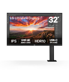 31,5 Zoll UHD 4K Ergo IPS-Monitor USB Typ-C