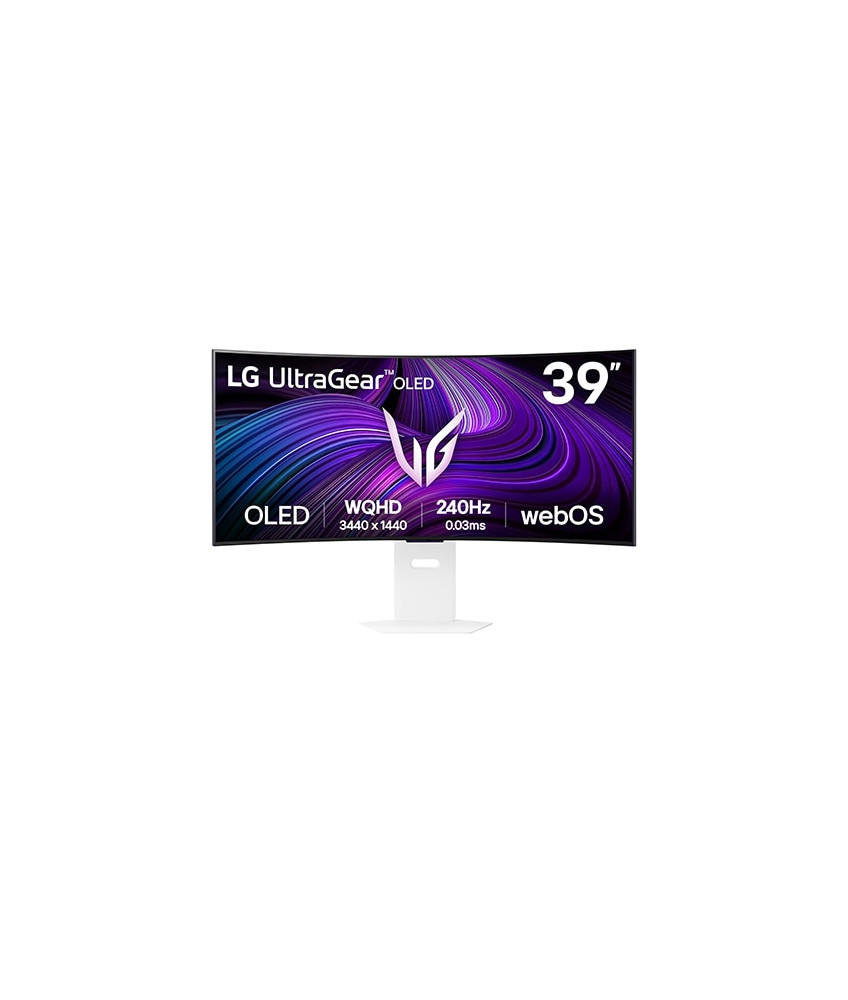 LG UltraGear™ curved Smart-Gaming-Monitor 39 Zoll OLED 240 Hz WQHD | webOS, 0,03 ms (GtG), 240 Hz, Display HDR True Black 400