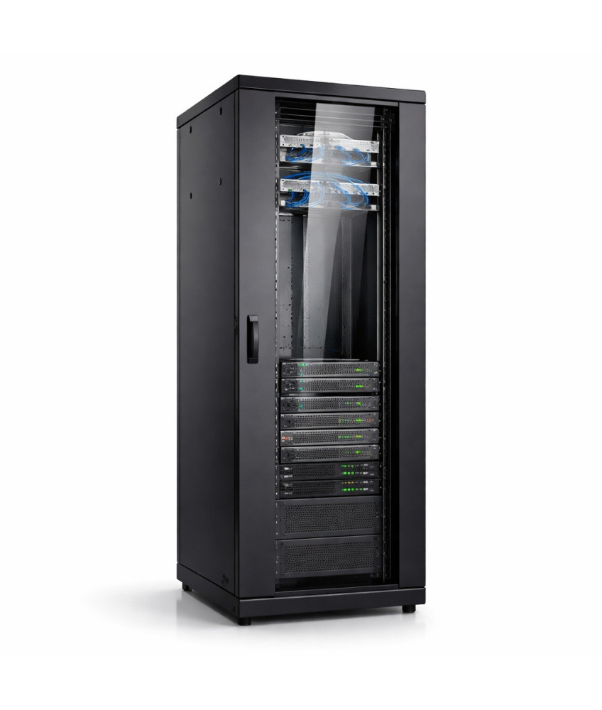 Server racks and patch racks